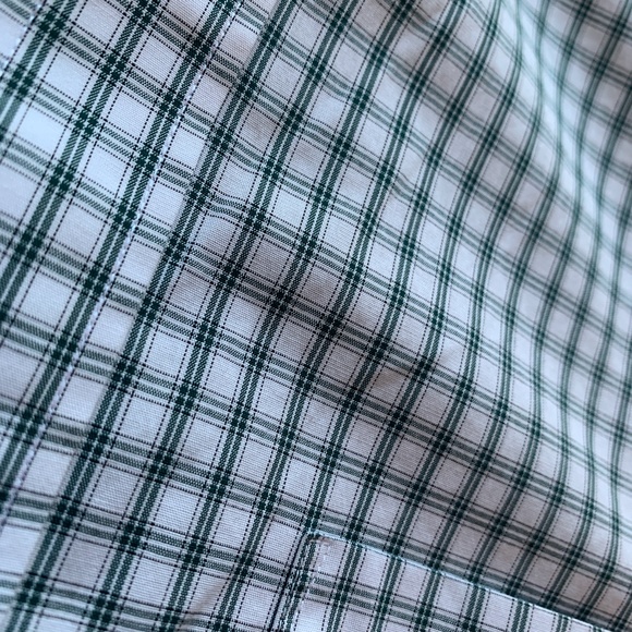 J. Crew Men's Thompson Fit Green White Shirt, M - Picture 2 of 6